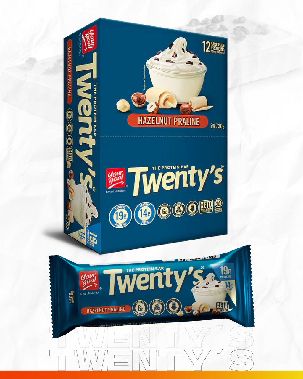 Twenty’s Hazelnut Praline 12 unidades