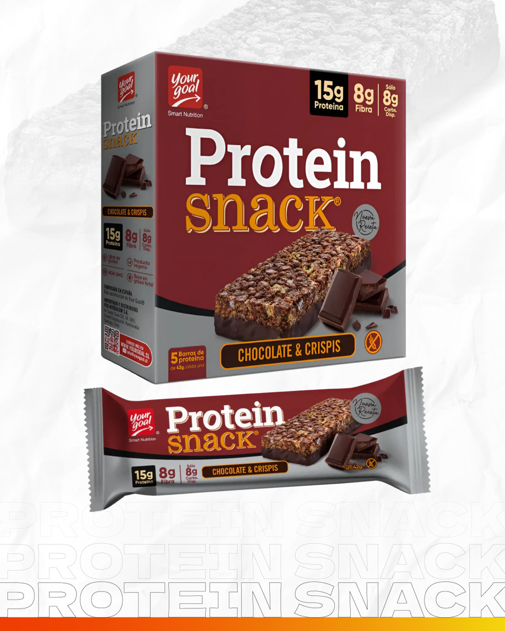 Protein Snack Chocolate 5 unidades