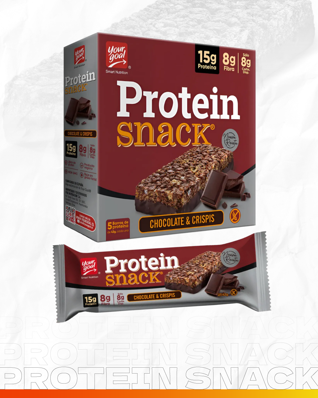 Protein Snack Chocolate 5 unidades