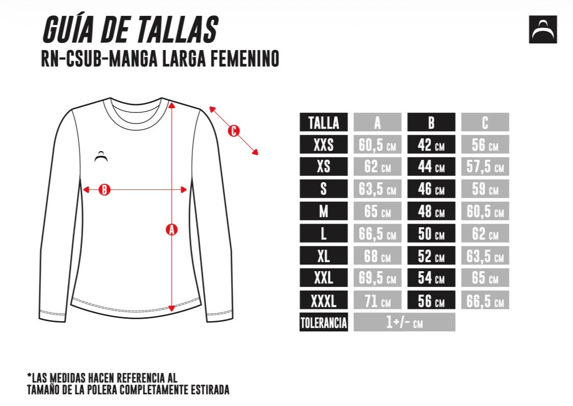 Polera técnica manga larga PREVENTA