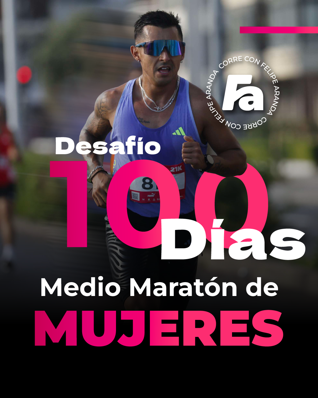 100 días Medio maratón mujeres