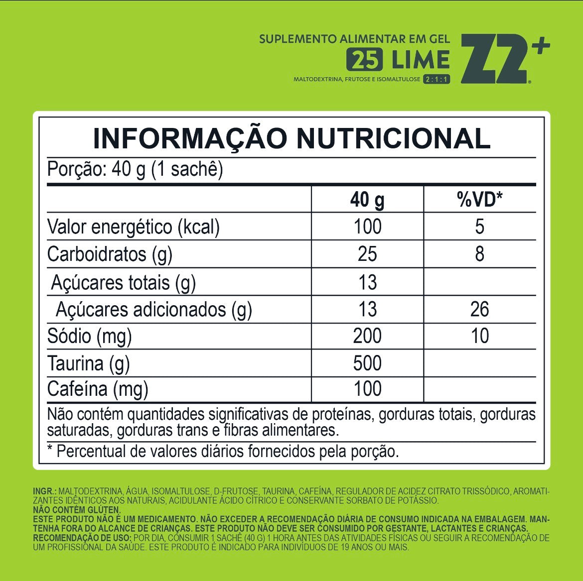 Gel Z2 Gameday Limón