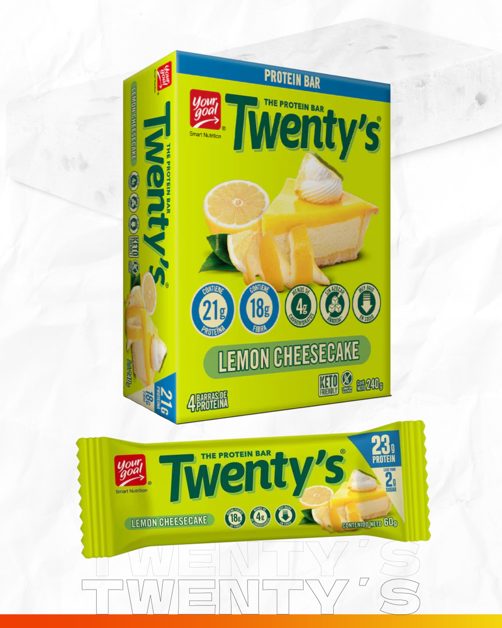 Twenty’s Lemon Cheesecake 12 unidades