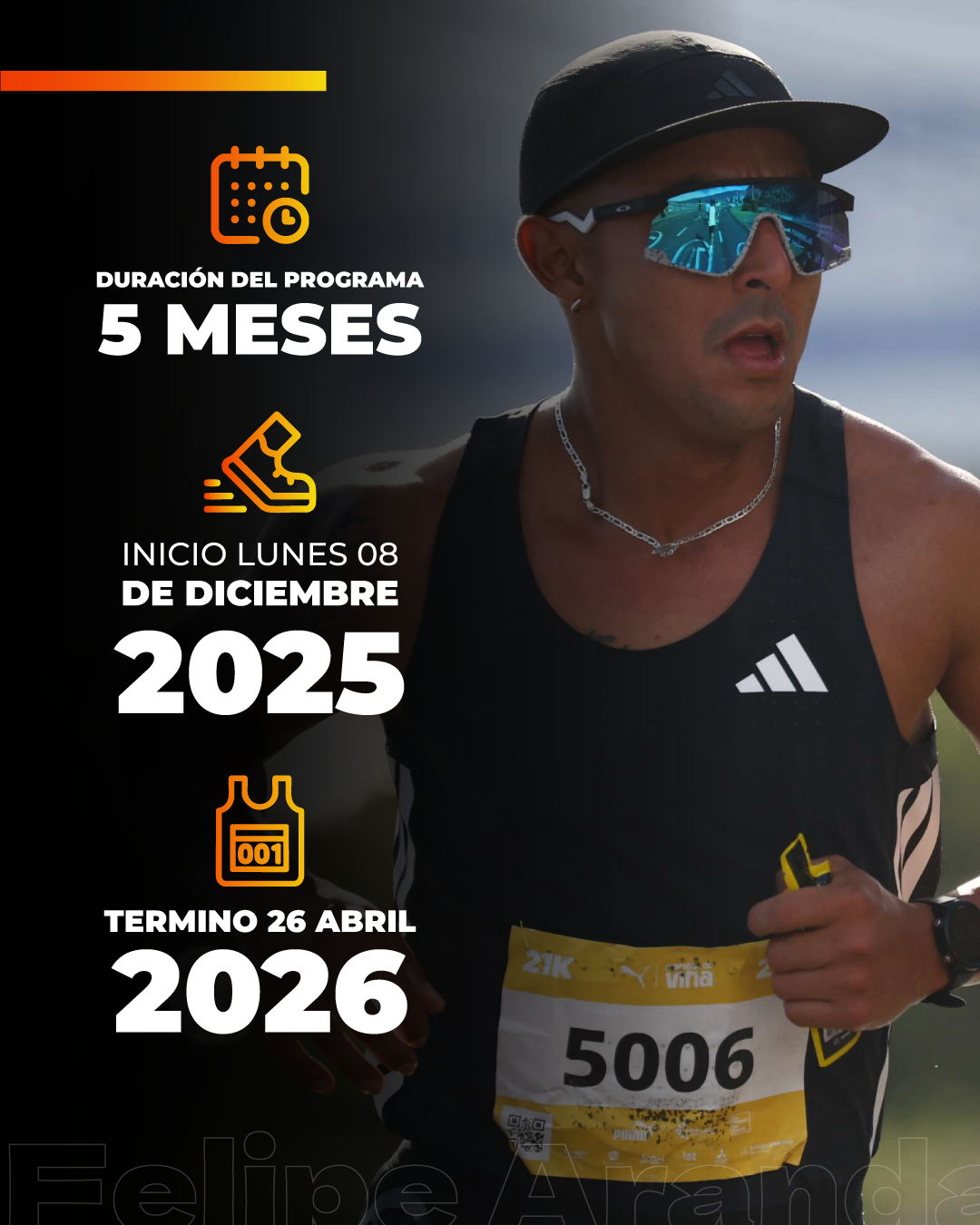 20 semanas Maratón de Santiago 2026