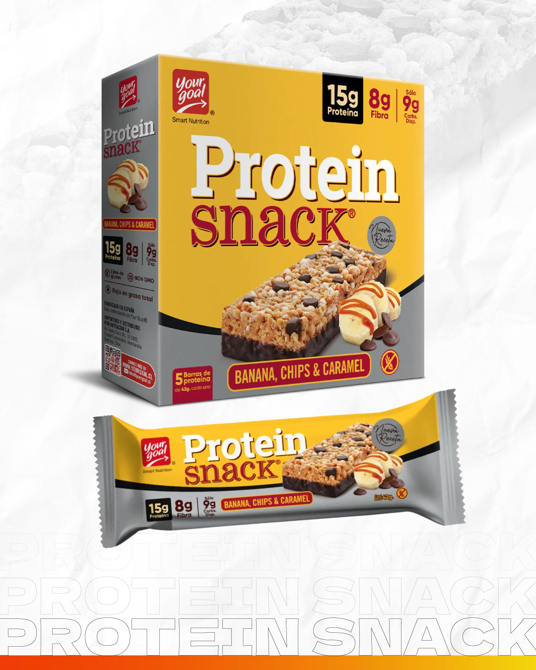 Protein Snack Banana Chips 5 unidades